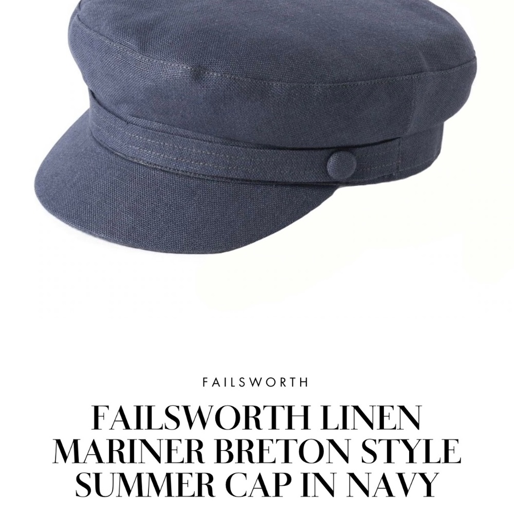 Failsworth Irish Linen summer cap